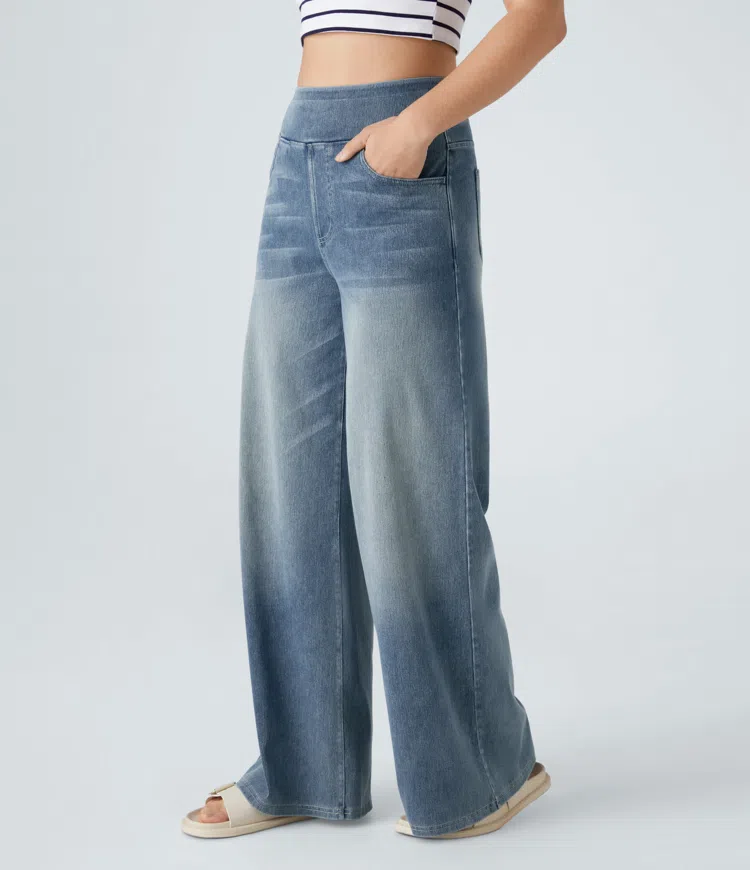 Van Veen™ | Comfortabele jeans met hoge taille