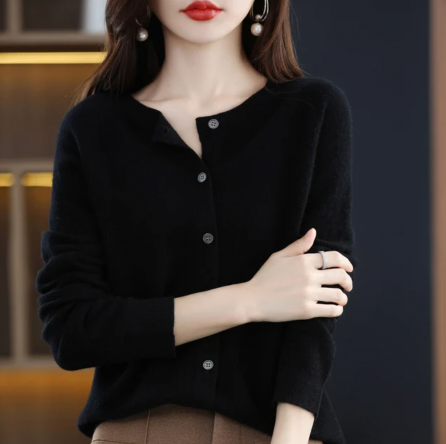 Van Veen™ | Elegante Knoopjes Cardigan