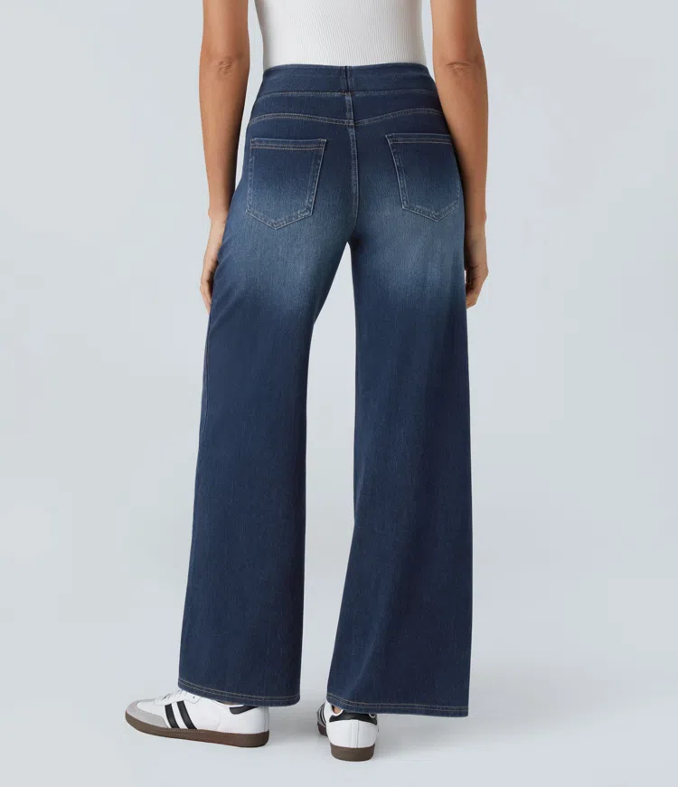 Van Veen™ | Comfortabele jeans met hoge taille