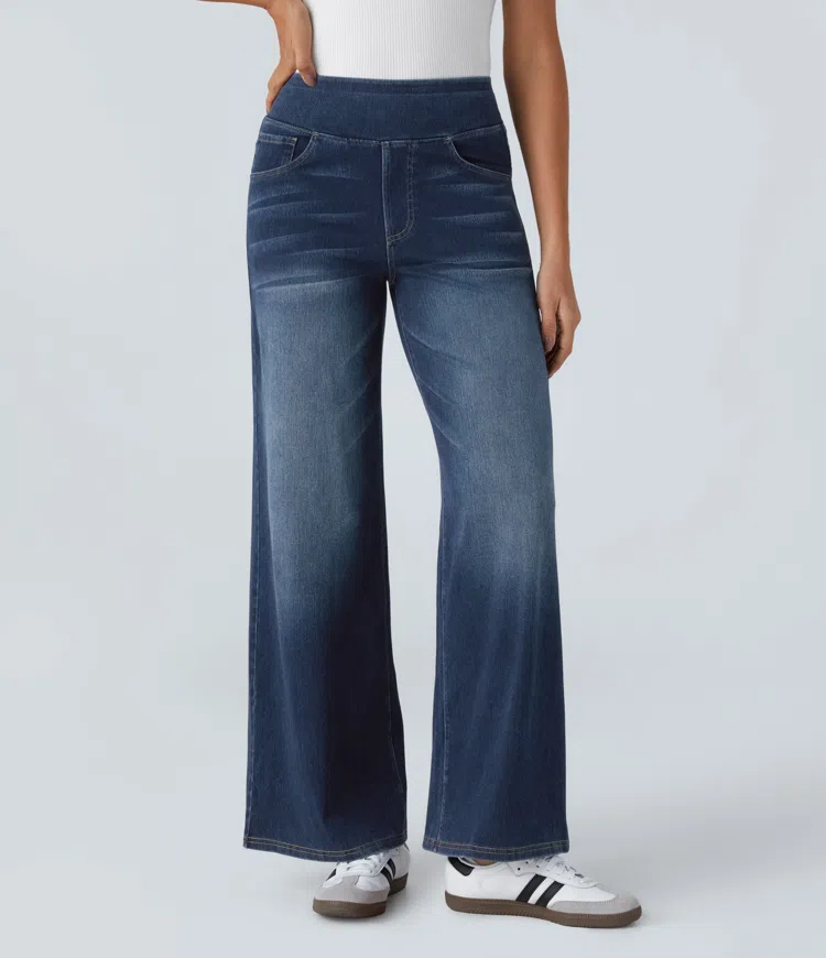 Van Veen™ | Comfortabele jeans met hoge taille